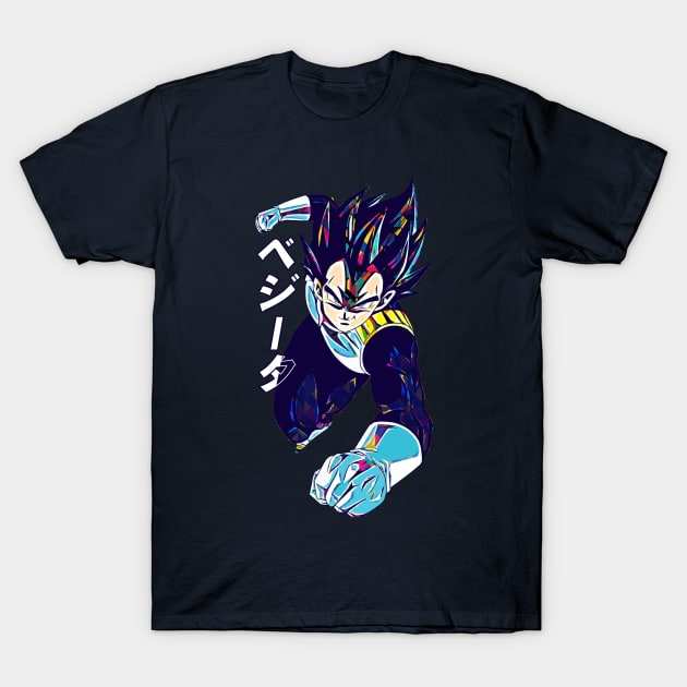 Vegeta Dragon Ball T-Shirt by Retrostyle